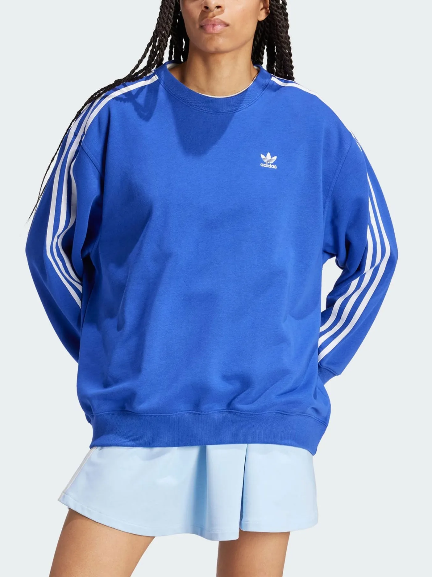 3 Stripes Semi Lucid Blue Crewneck Sweatshirt