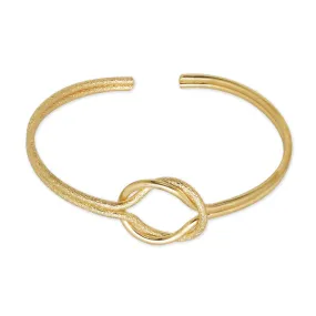 60mm Brass Adjustable Knot bracelet twist knot bracelet bridesmaid knot bracelet tie the knot bracelet custom bracelets plated g