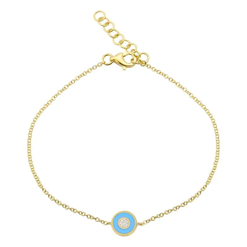 AIMEE Enamel Circle Bracelet