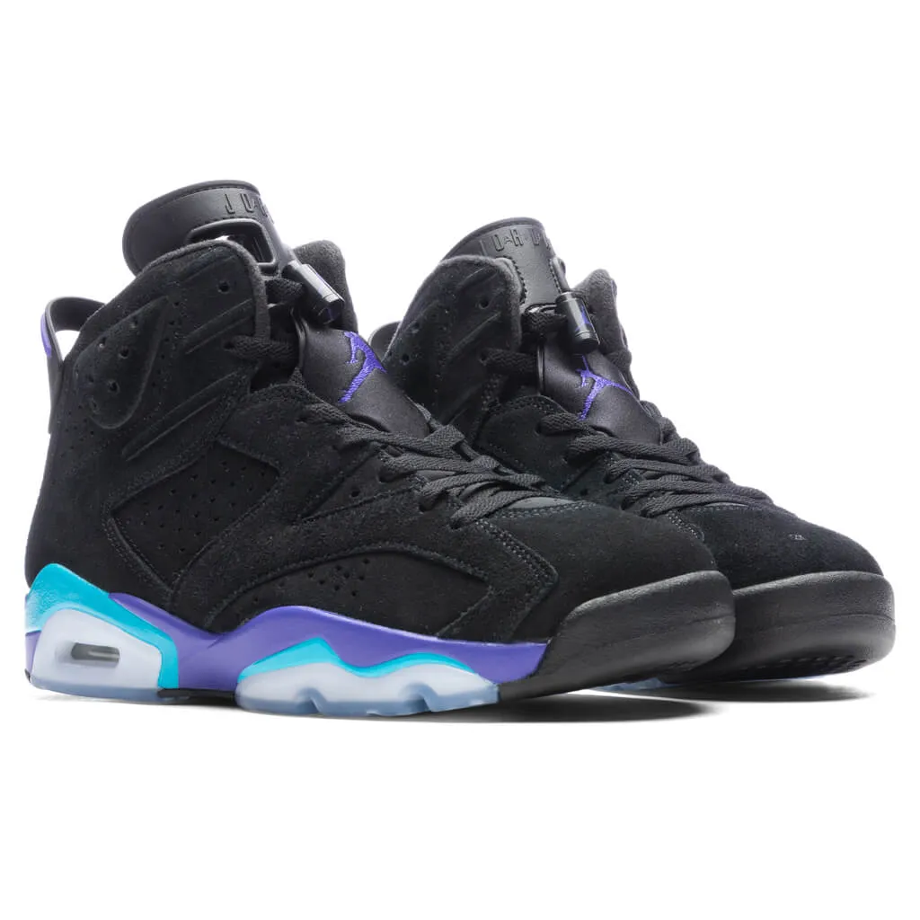 Air Jordan 6 Retro 'Aqua' - Black/Bright Concord/Aquatone