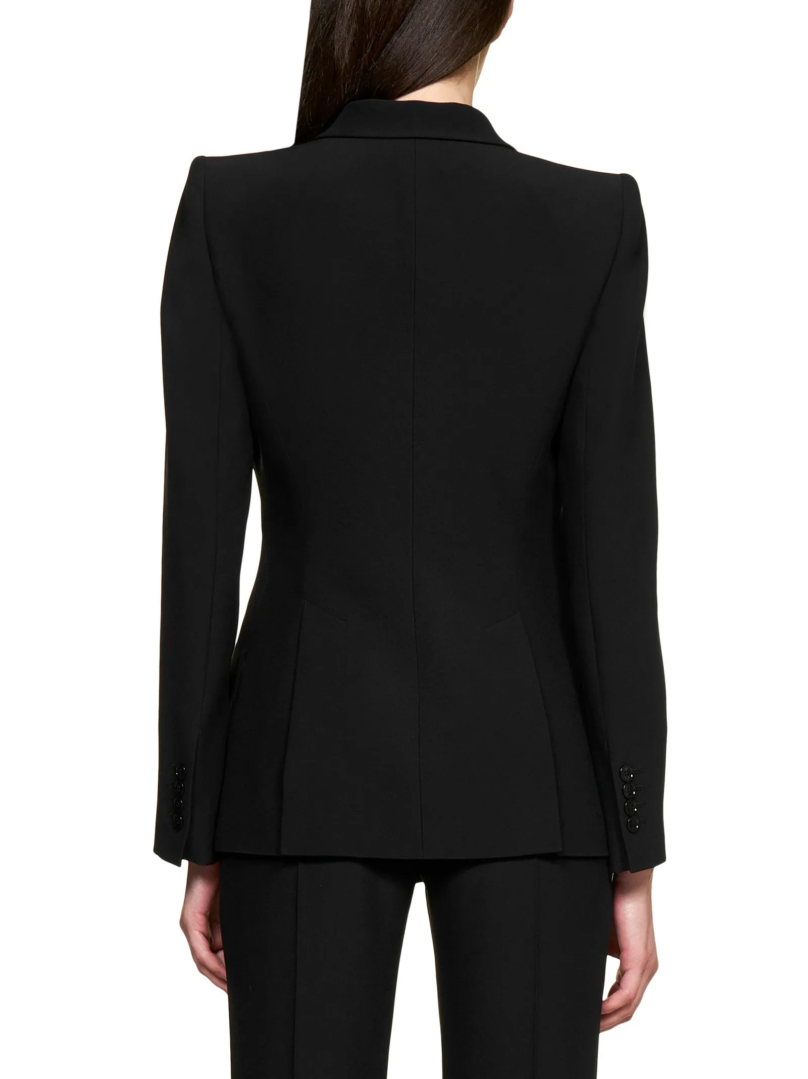 Alexander Mcqueen Asymmetric Blazer