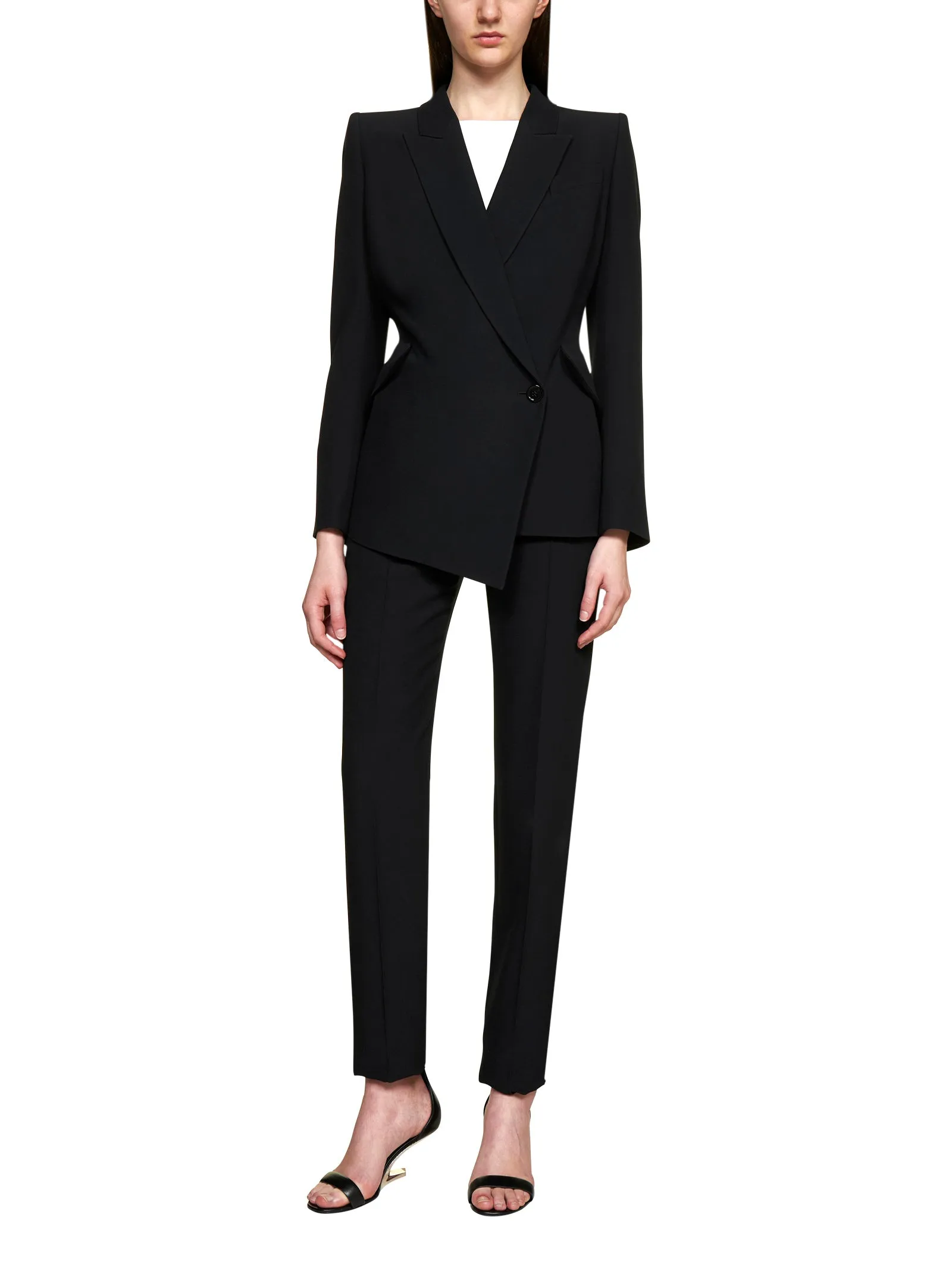 Alexander Mcqueen Asymmetric Blazer