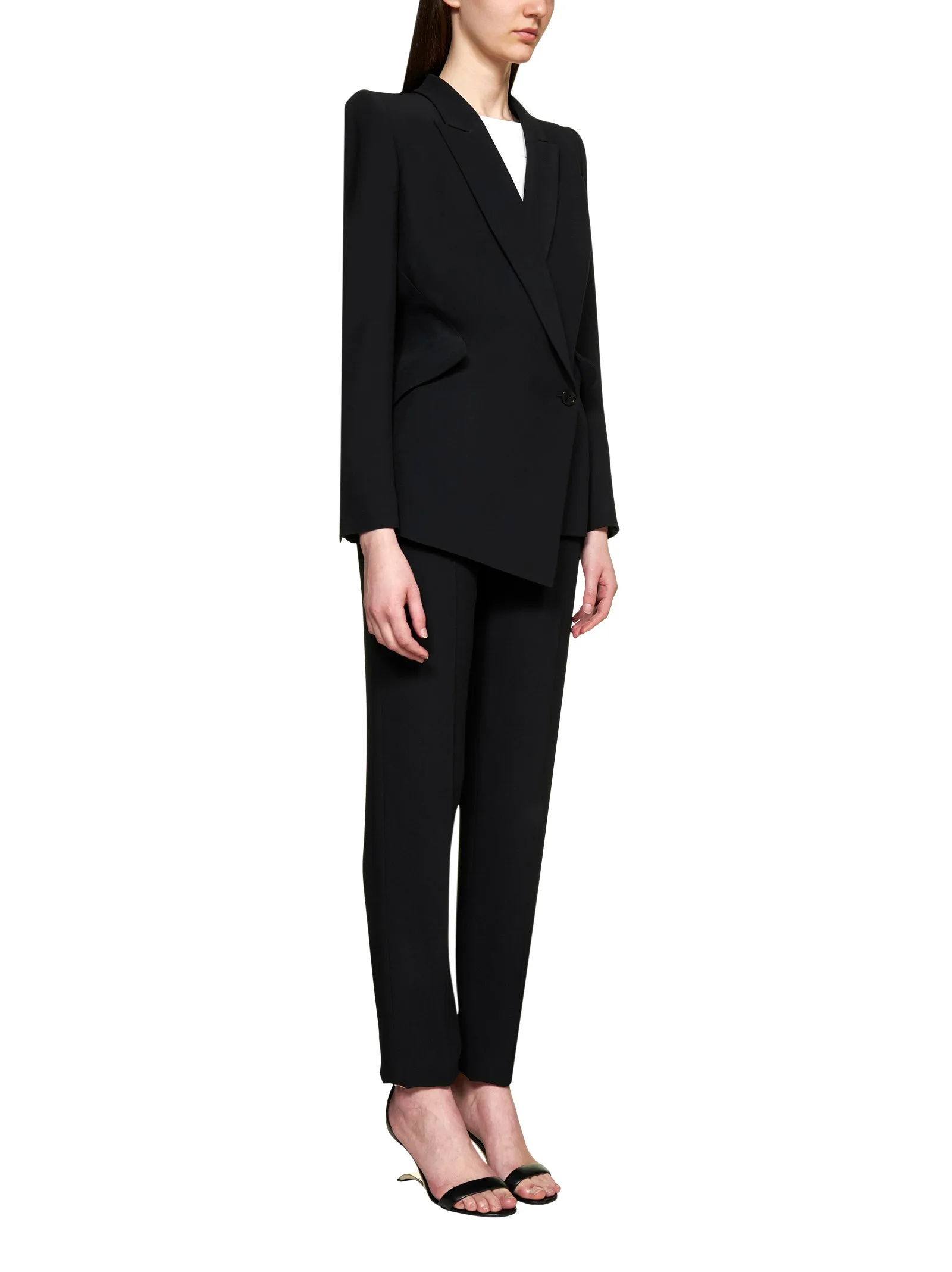 Alexander Mcqueen Asymmetric Blazer