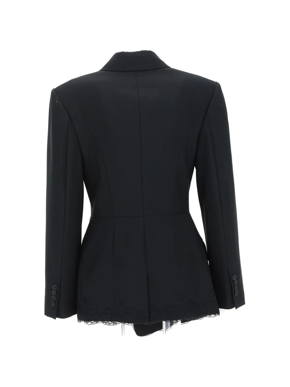 Alexander McQueen Asymmetric Hem Tailored Blazer