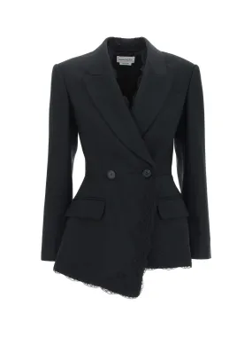 Alexander McQueen Asymmetric Hem Tailored Blazer