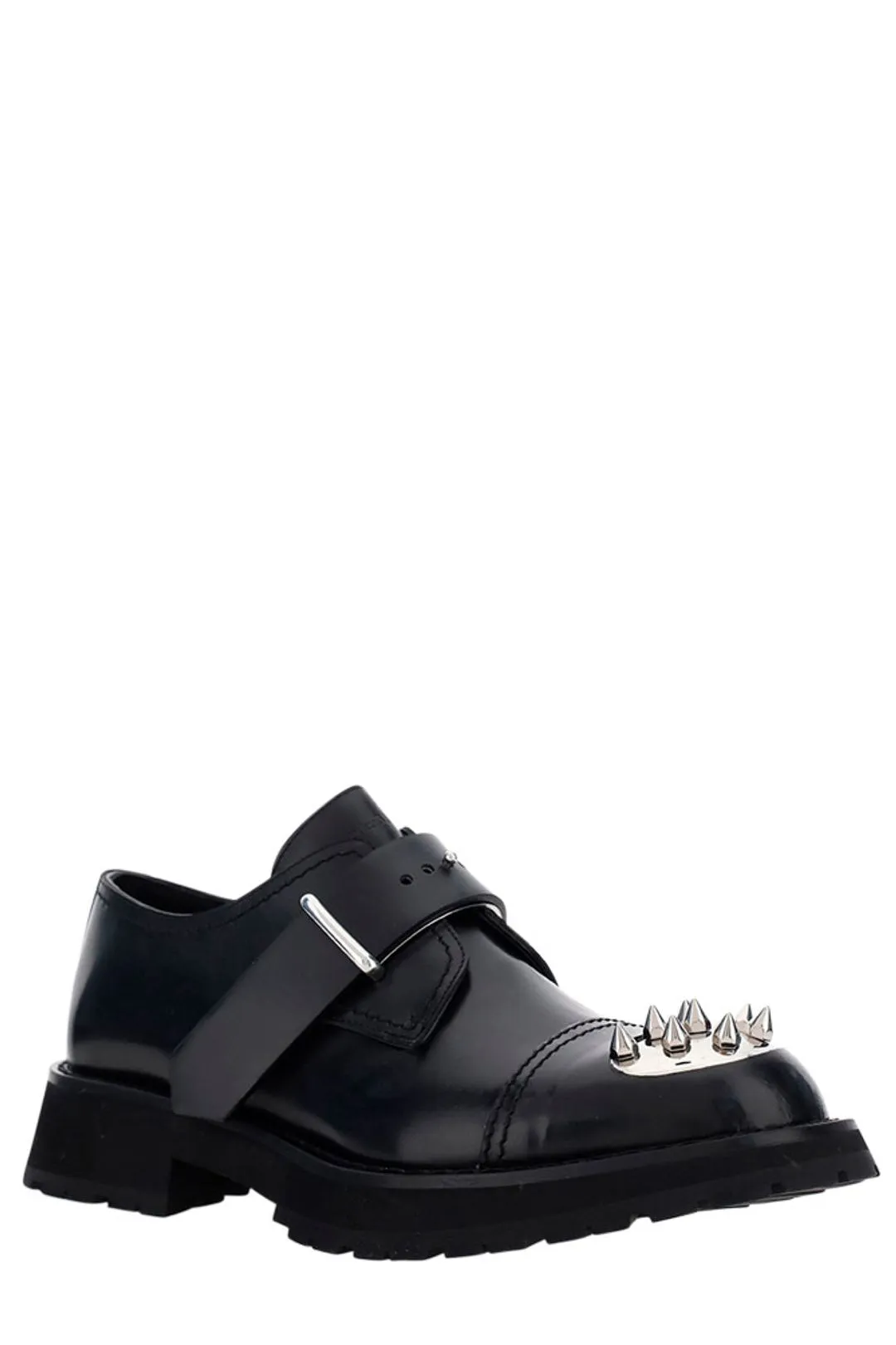 Alexander McQueen Punk Studded Detail Derby Shoes