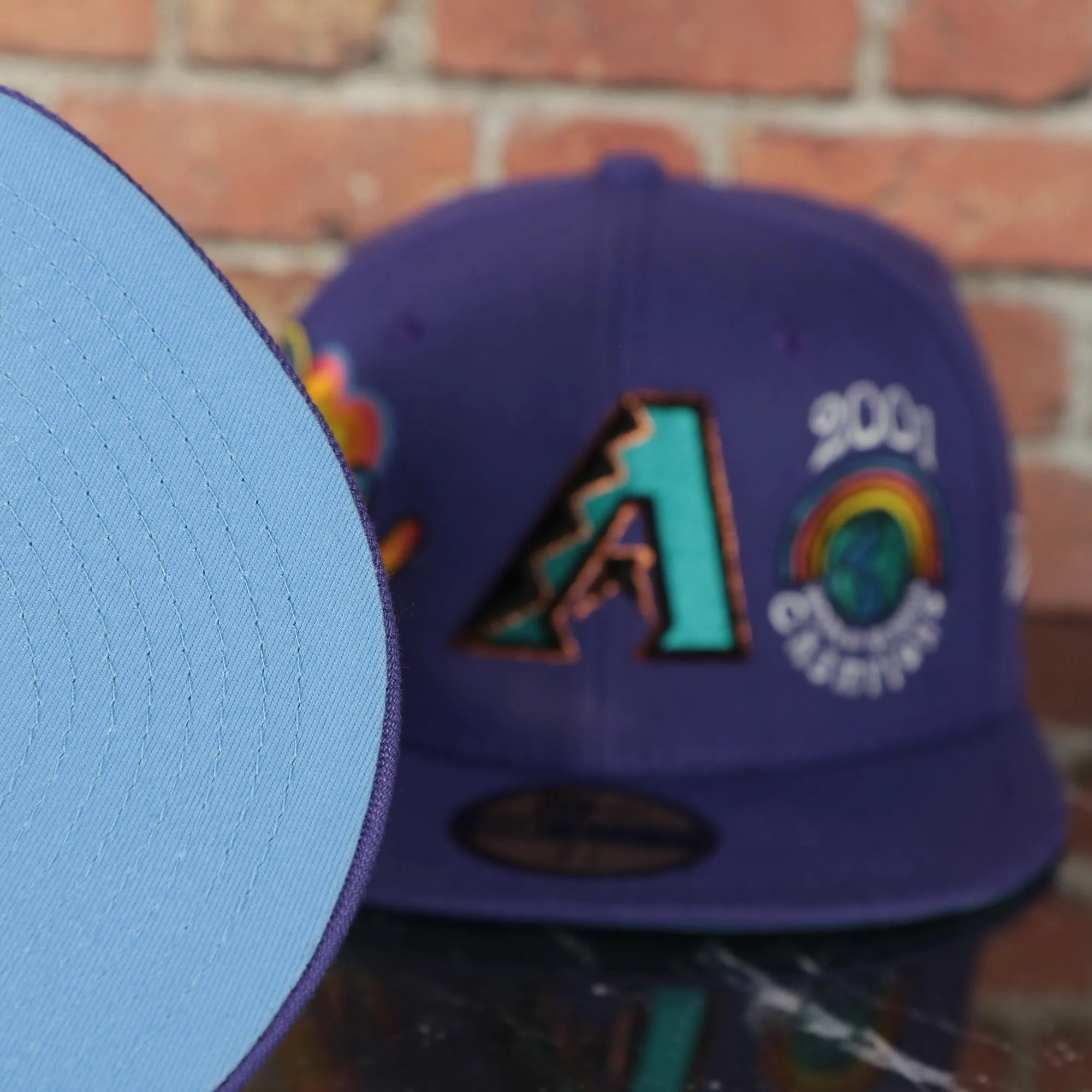 Arizona Diamondbacks Cooperstown Groovy World Series Champions Patch 59Fifty Fitted Cap | New Era Groovy Side Patch 5950