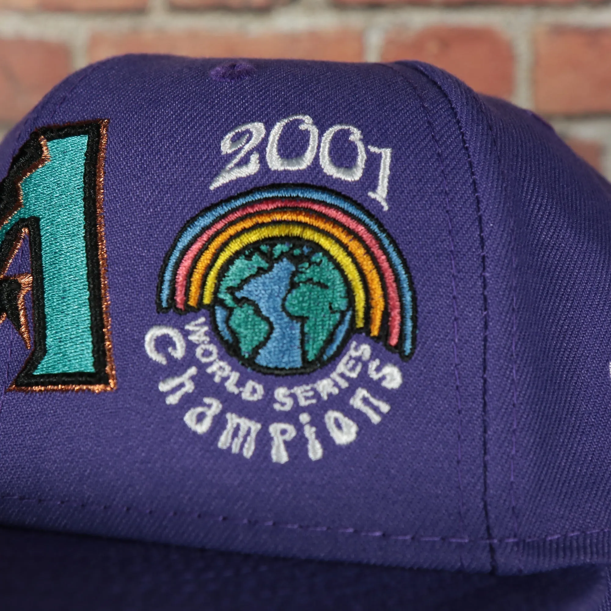 Arizona Diamondbacks Cooperstown Groovy World Series Champions Patch 59Fifty Fitted Cap | New Era Groovy Side Patch 5950