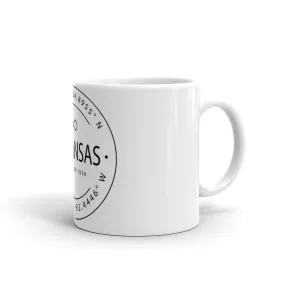 Arkansas - Mug - Latitude & Longitude