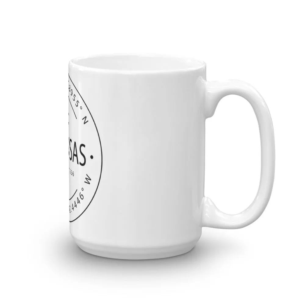 Arkansas - Mug - Latitude & Longitude