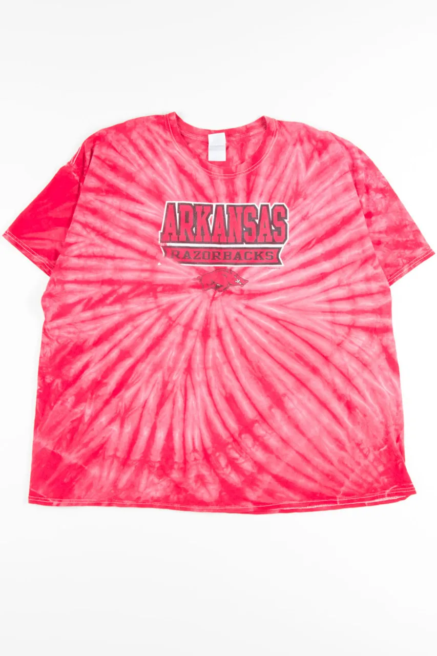 Arkansas Razerbacks Tie Dye Tee