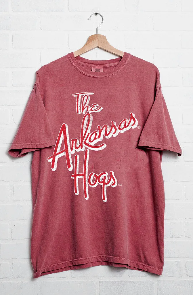 ARKANSAS RAZORBACKS BEVERLY CARDINAL TEE