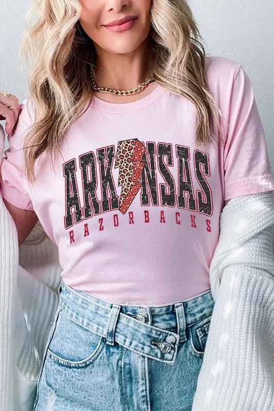 ARKANSAS RAZORBACKS UNISEX SHORT SLEEVE