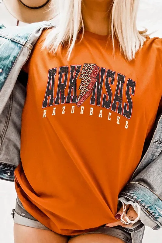 ARKANSAS RAZORBACKS UNISEX SHORT SLEEVE