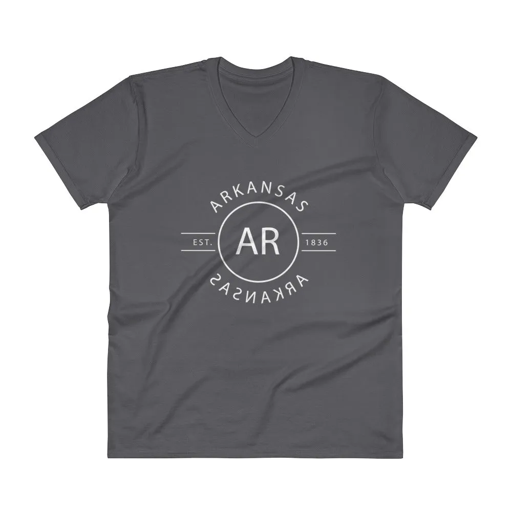 Arkansas - V-Neck T-Shirt - Reflections