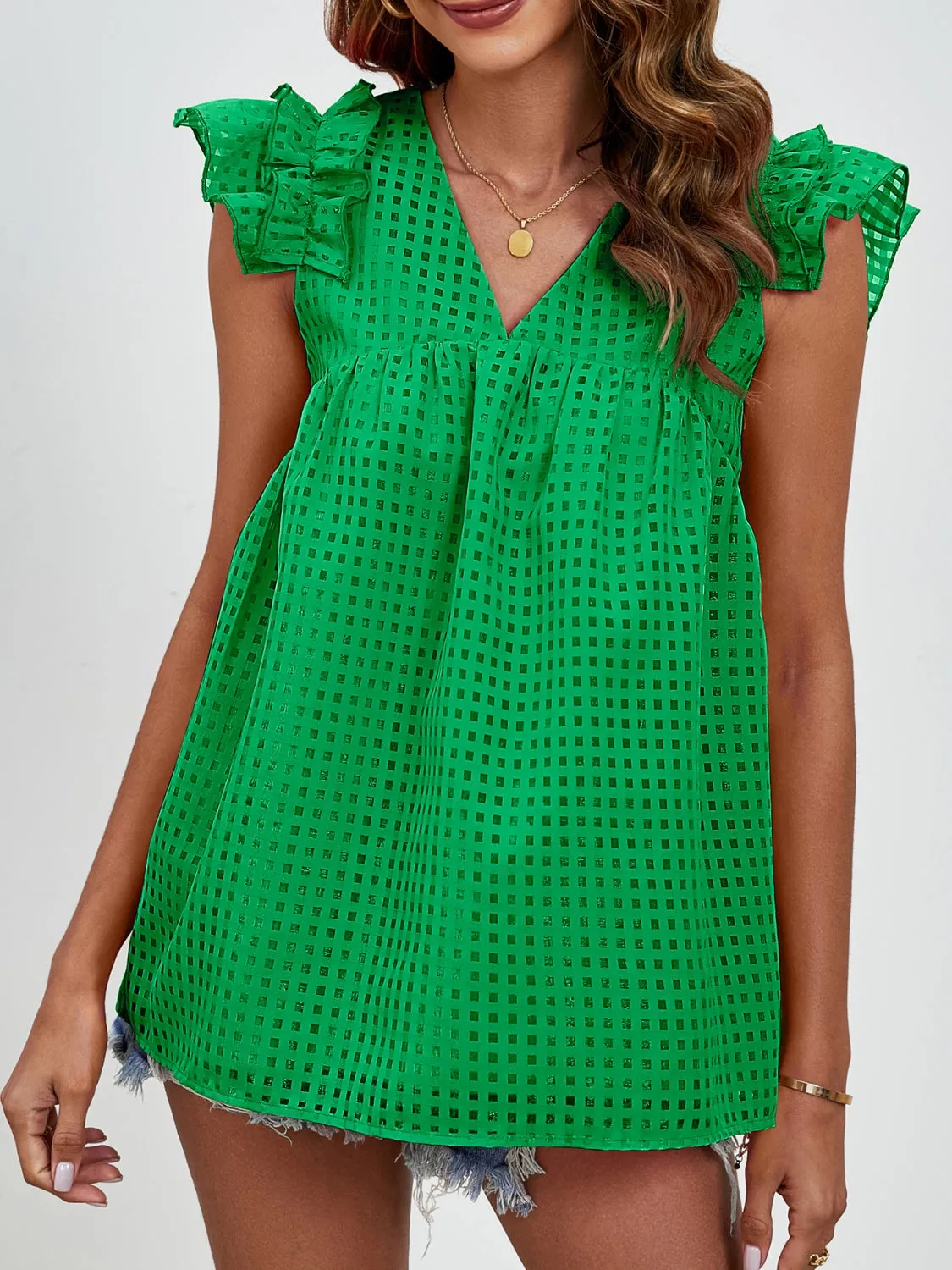 Austin Cap Sleeve Blouse