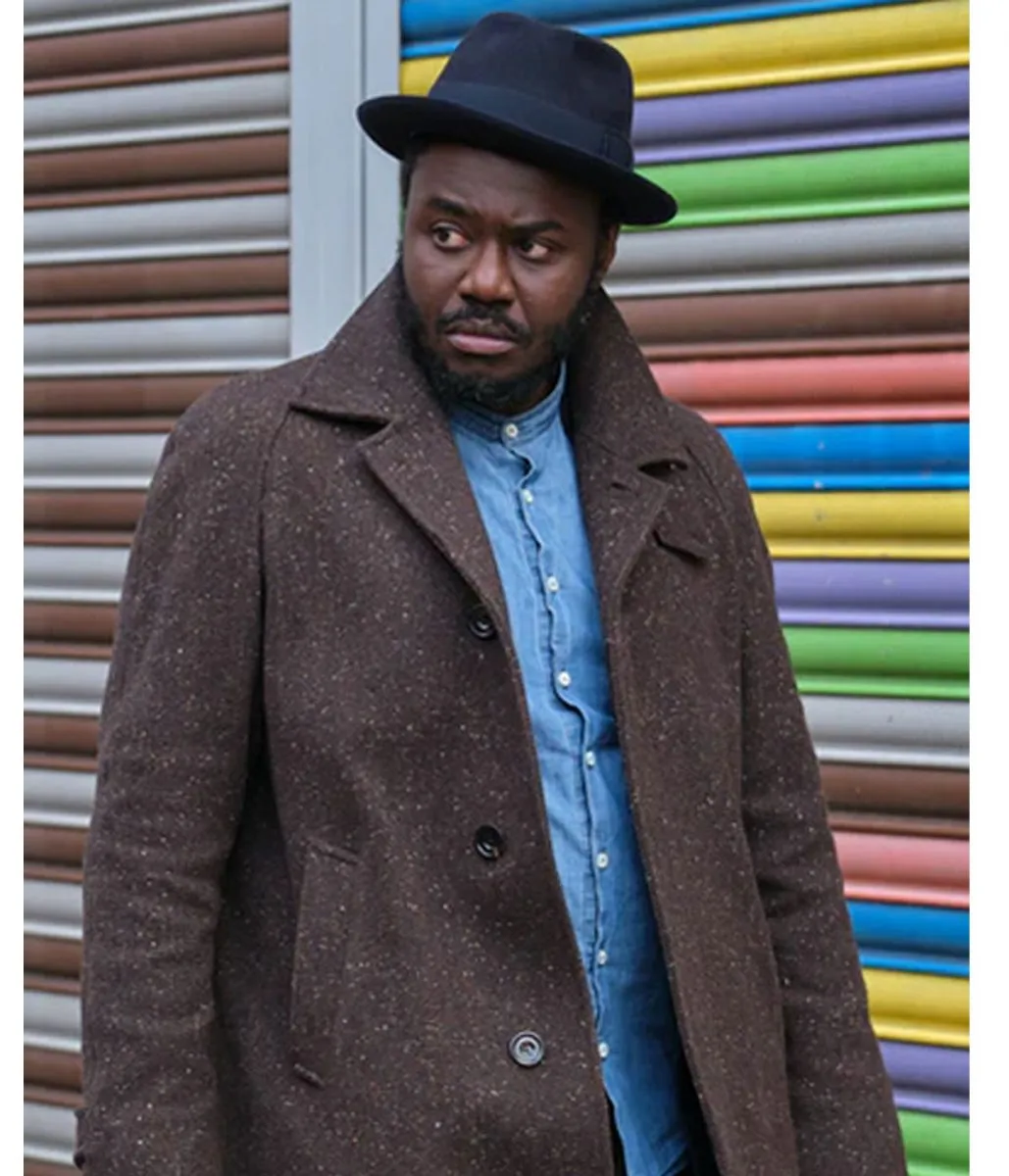 Babou Ceesay Wolfe Wool Coat