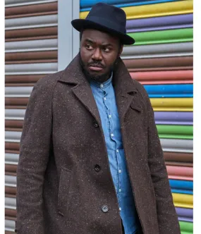 Babou Ceesay Wolfe Wool Coat