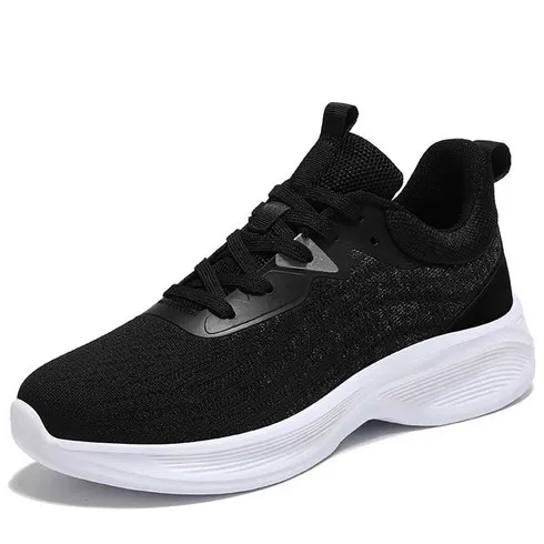 Black flyknit pattern stripe texture shoe sneaker 2967