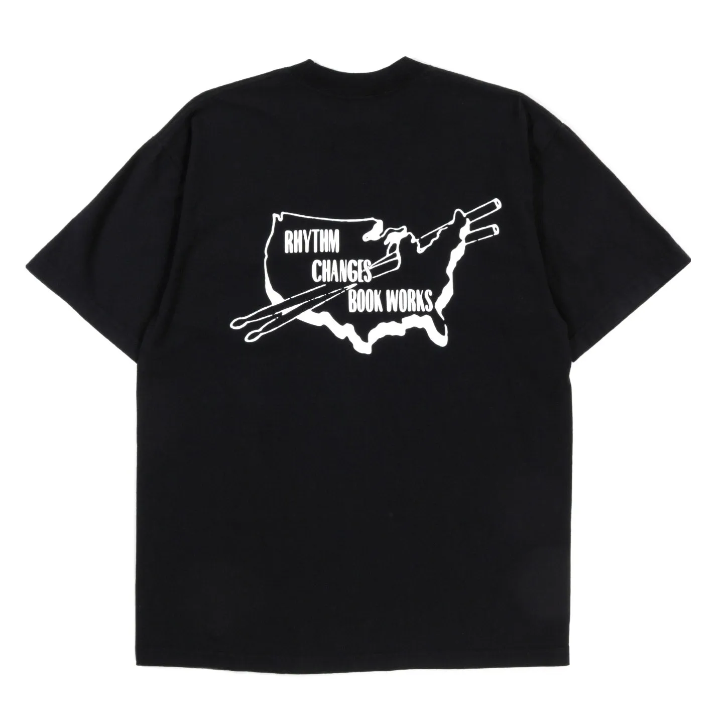 BOOK WORKS RHYTHM CHANGES TEE BLACK