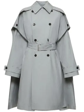 Bottega Veneta   Cotton canvas cape trench coat 