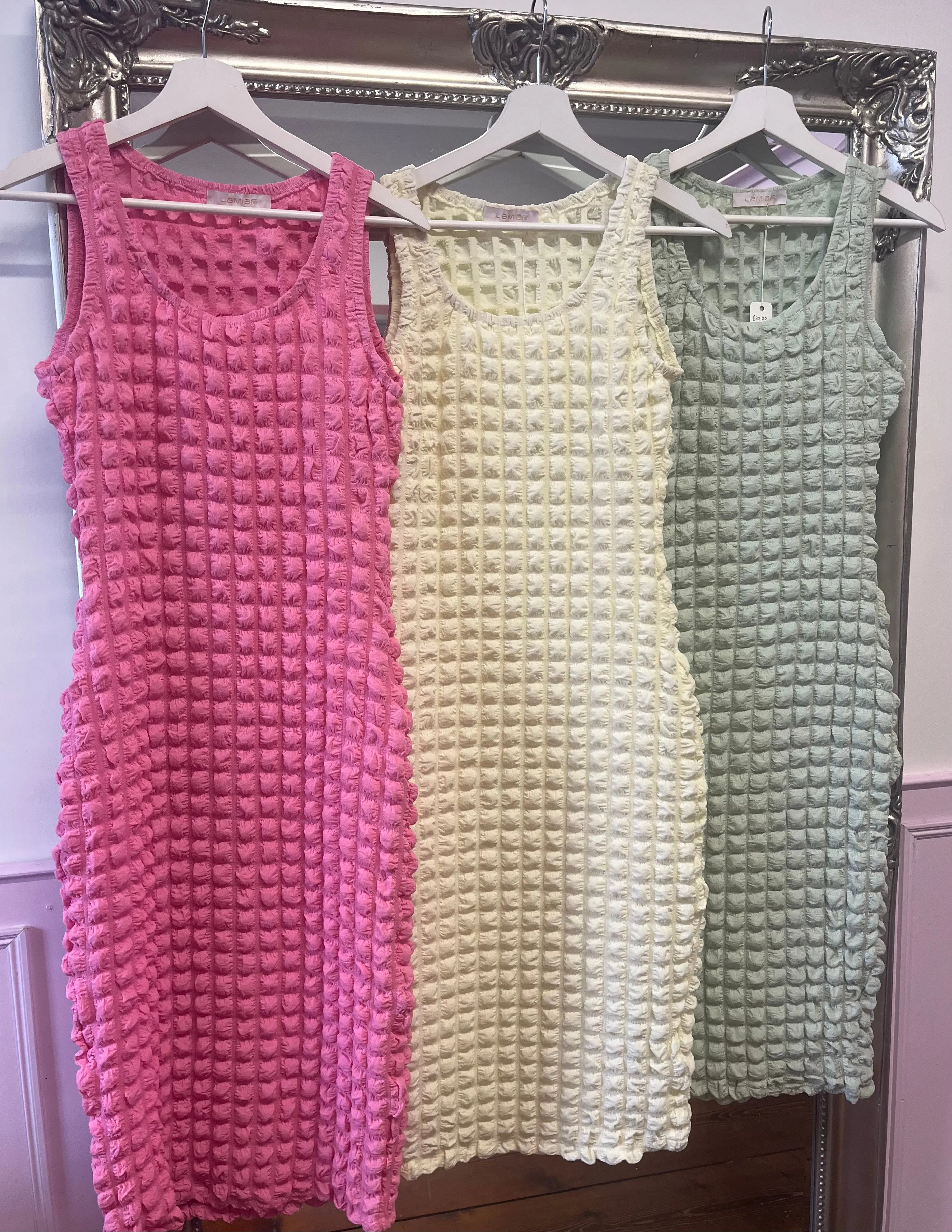 Bubble Dress > Baby Pink