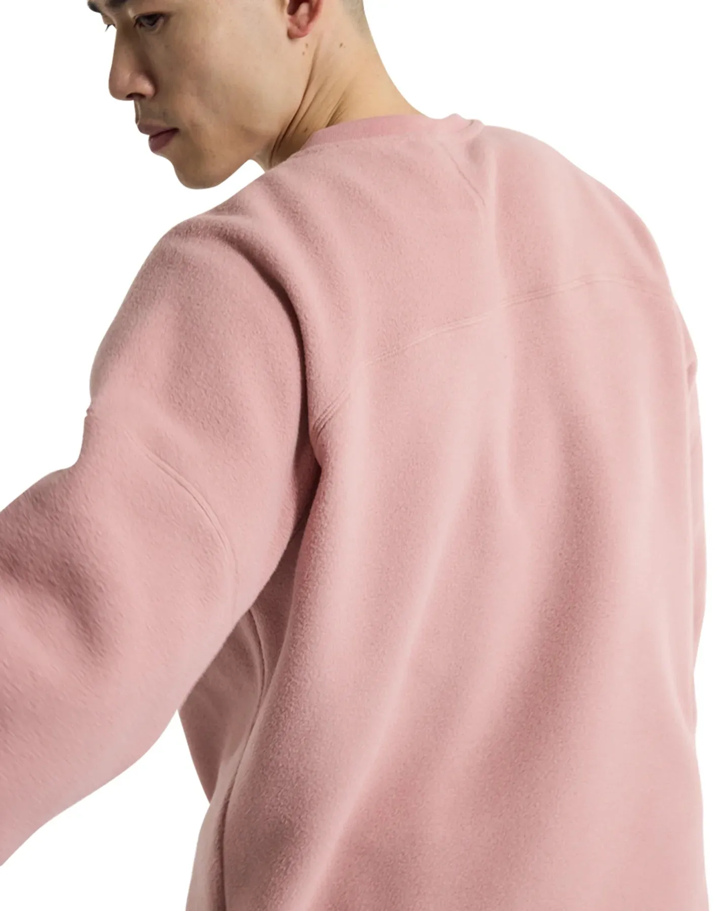 Burton Men's Cinder Crewneck Fleece - Powder Blush