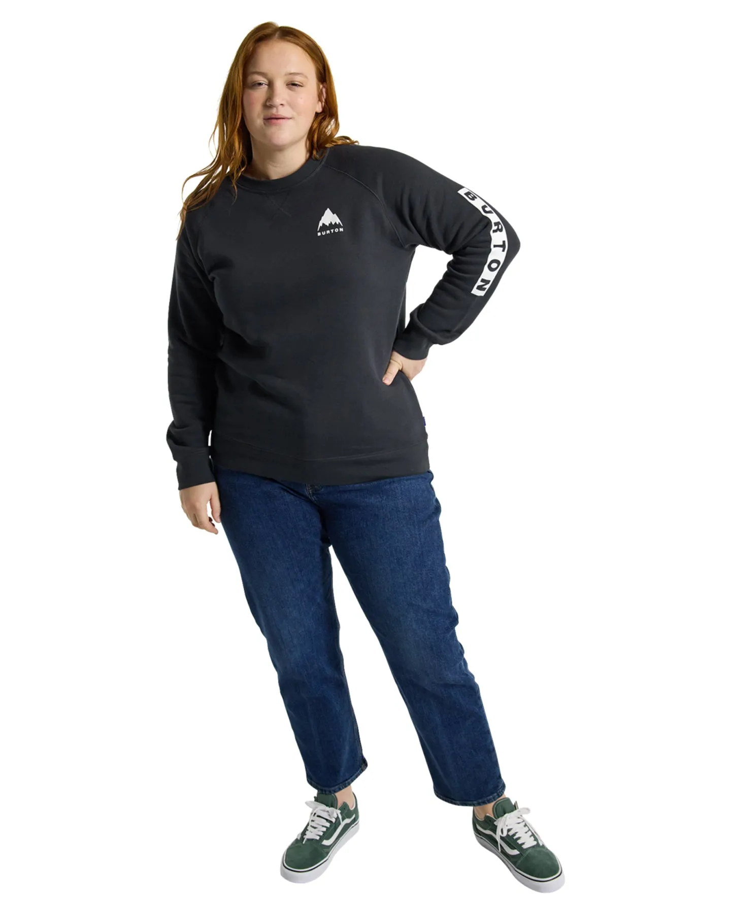 Burton Women's Elite Crewneck - True Black