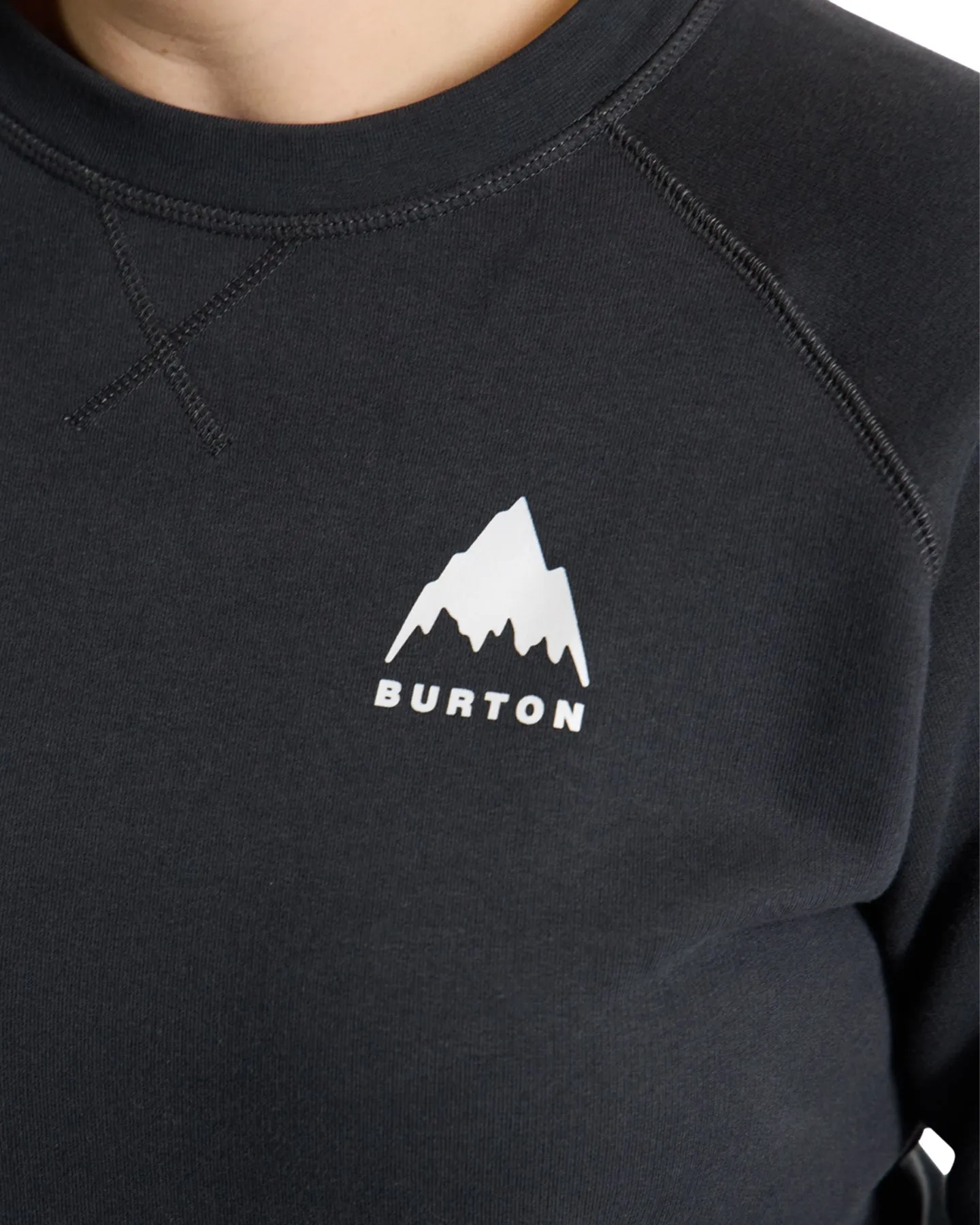 Burton Women's Elite Crewneck - True Black