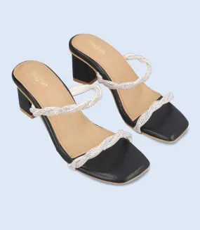 BW9348-BLACK-Slipper Heel