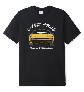 Cash Only Car Tee / Black