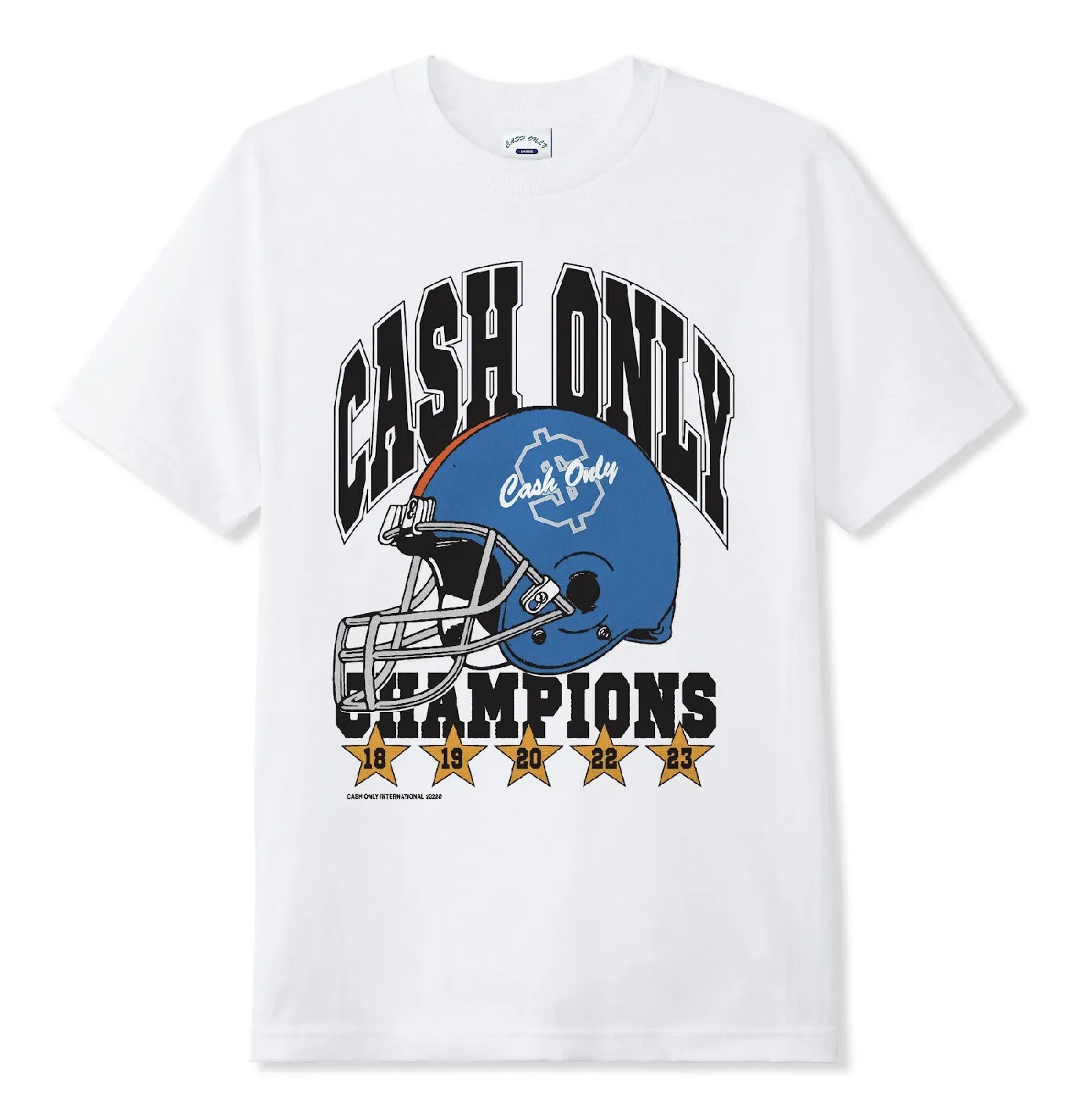 Cash Only Super Bowl Tee / White