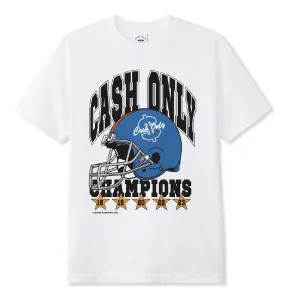 Cash Only Super Bowl Tee / White