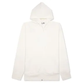 Comme des Garcons PLAY x the Artist Invader Full-Zip Hoodie - Off-White