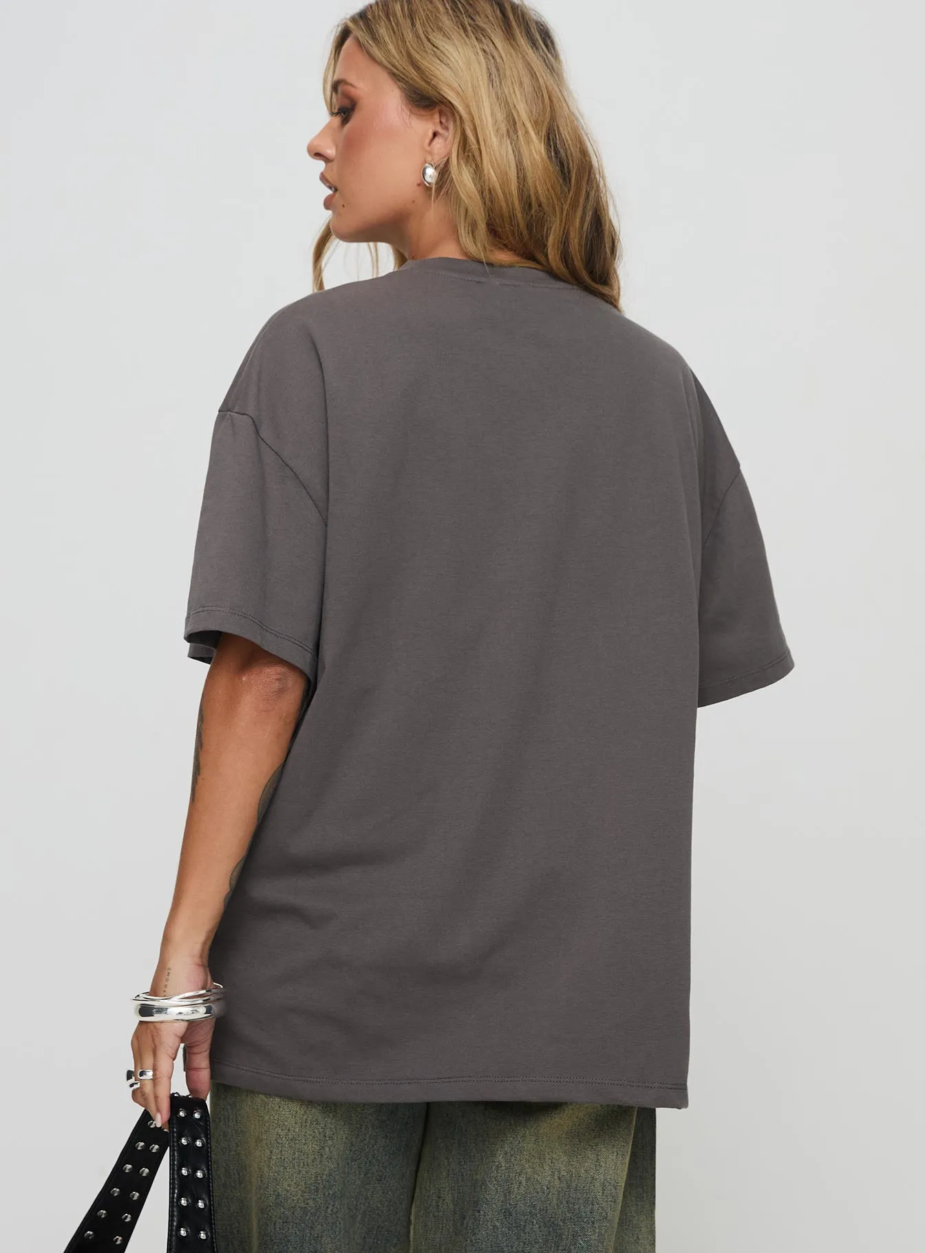 Cornelia Oversized Tee Grey