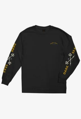 DARK SEAS HEADMASTER L/S TEE - BLACK