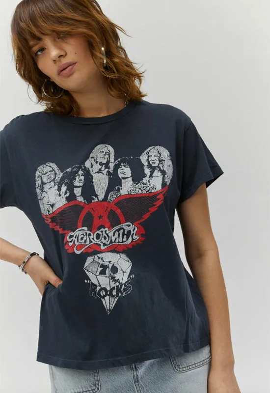 Daydreamer - Aerosmith Rocks Solo Tee Vintage Black