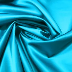 Dressmaking Satin - Turquoise Blue