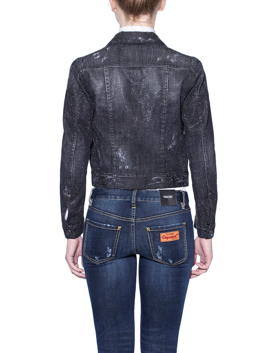 Dsquared2 Cropped Denim Jacekt