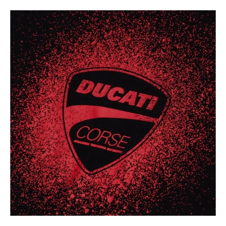 Ducati KID'S TEE DC24KA08 T-Shirt Bambino con Logo Ducati Corse Nera