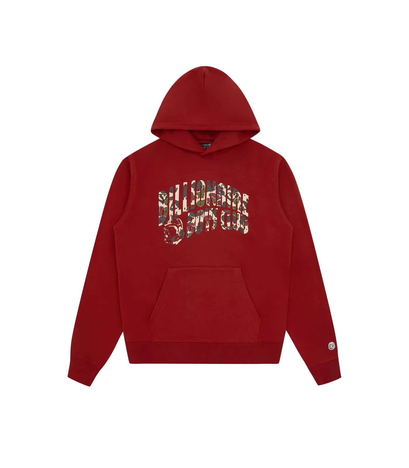 DUCK CAMO ARCH LOGO POPOVER HOOD - RED