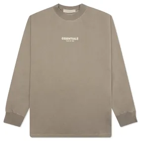 Essentials L/S Crewneck - Desert Taupe