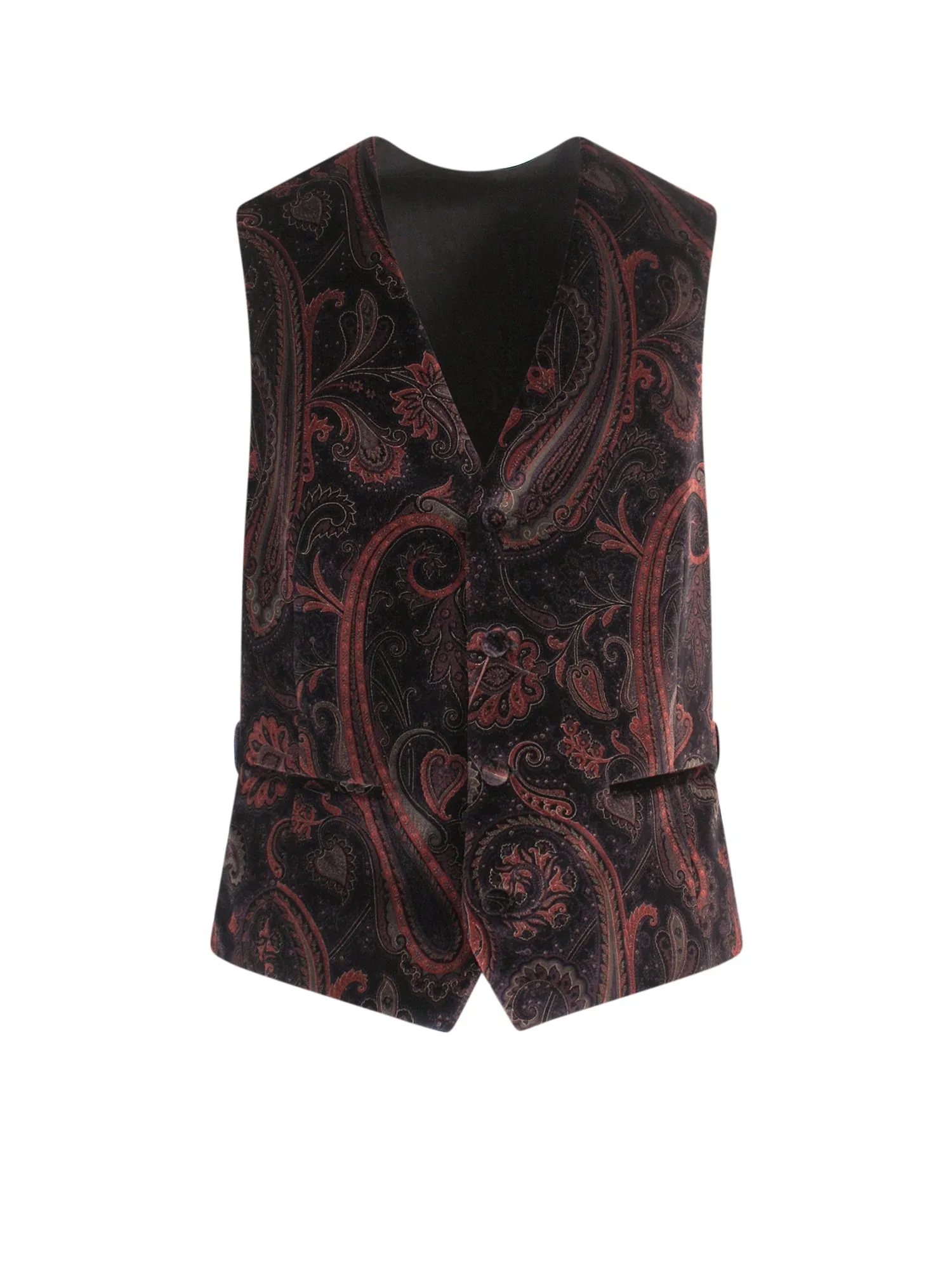 Etro Paisley Printed Buttoned Vest