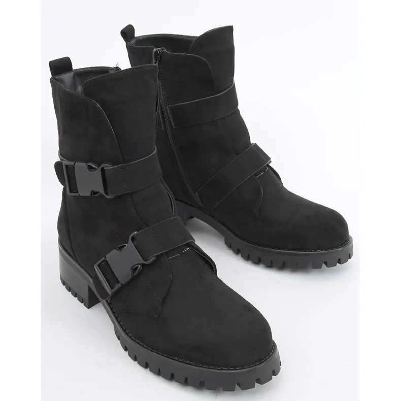 Falko Black military boots