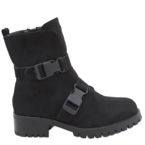 Falko Black military boots