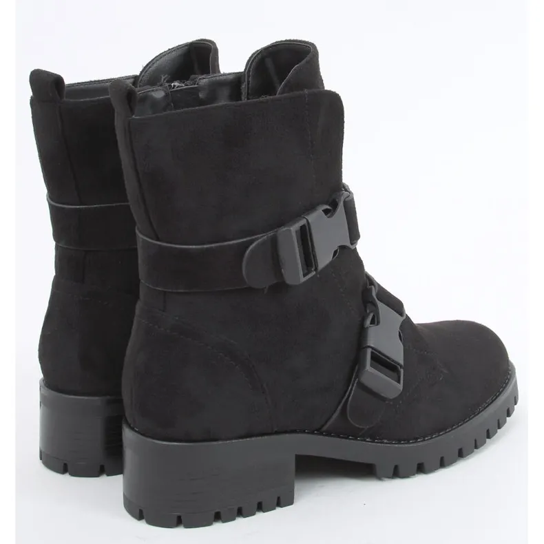 Falko Black military boots