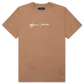 Feature x Wynn Logo Lock Up Tee - Sea Turtle