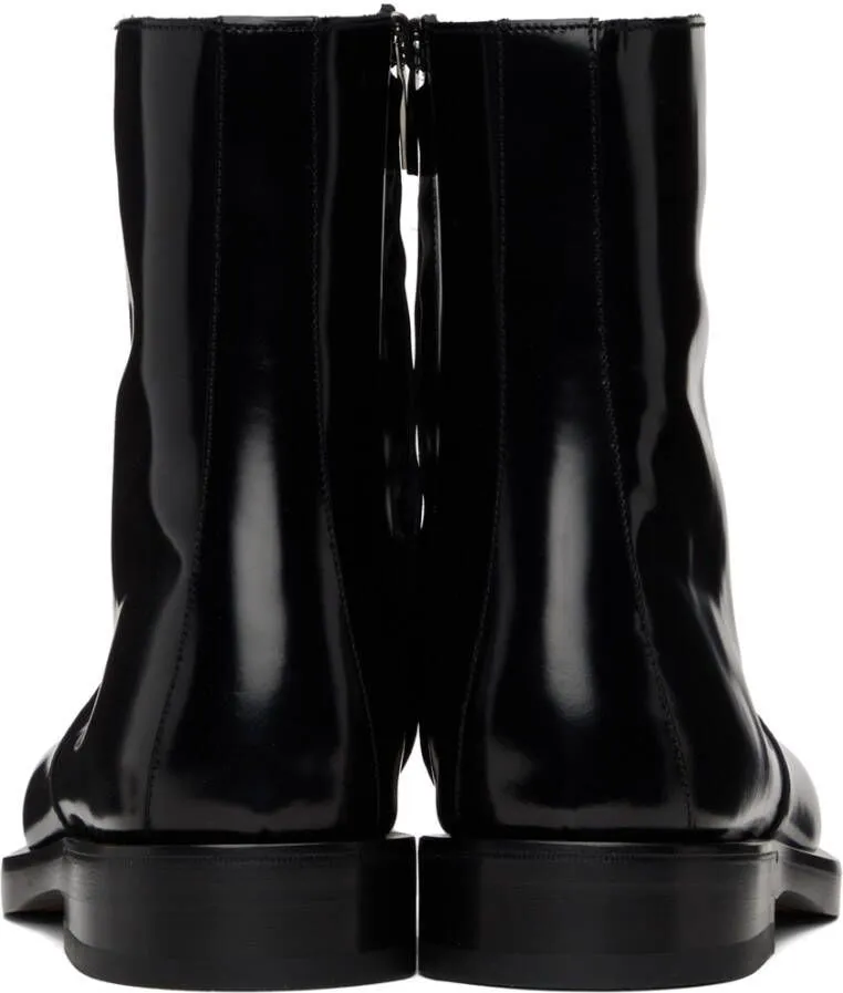 Ferragamo Black Calfskin Boots