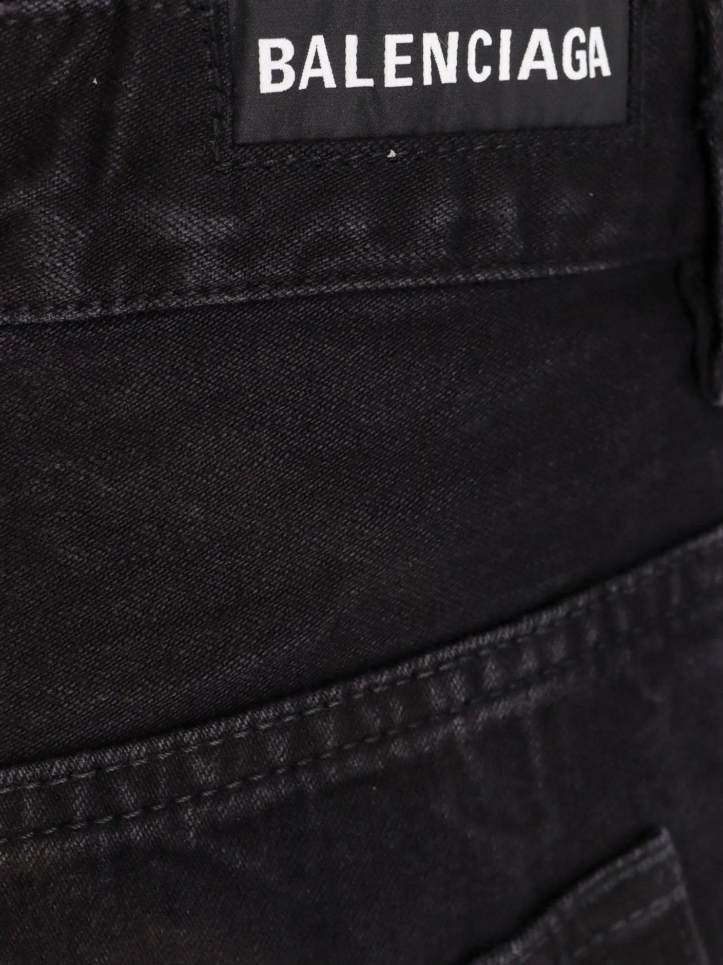 Fifty-Fifty black denim trouser