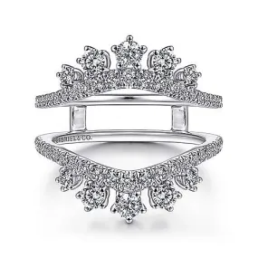 Gabriel & Co. - 14K White Gold Diamond Ring Enhancer